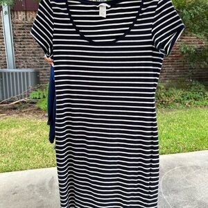 H&M Monochrome Striped Top